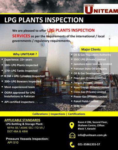 LPG PLANTS INSPECTION